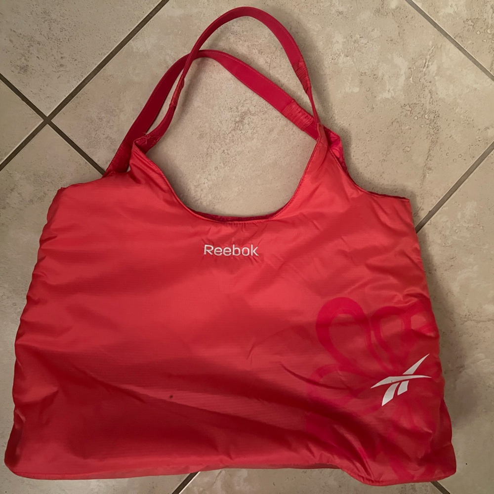 Reebok nylon Tangerine Orange Women's Shoulder Tote